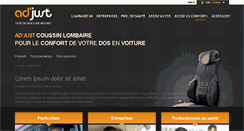 Desktop Screenshot of adjust.fr